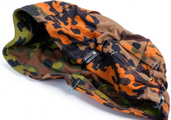 WWII German Helmet Cover CLAYHU Cotton Camouflage-4