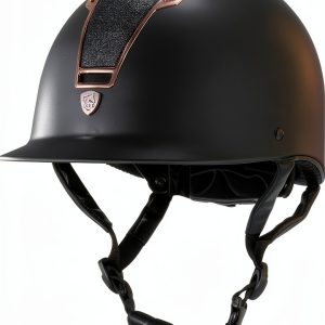LAND Stella Equestrian Helmet Adult Black Rose Gold-0
