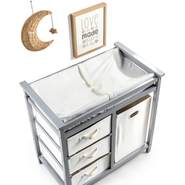 Changing Table Pad Badger Basket PU Waterproof-4