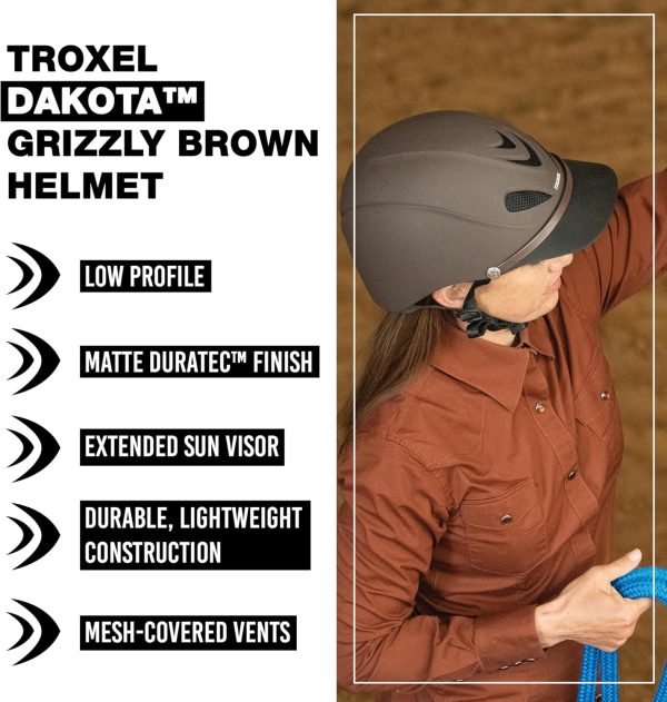 Troxel Equestrian Helmet Western Style-1