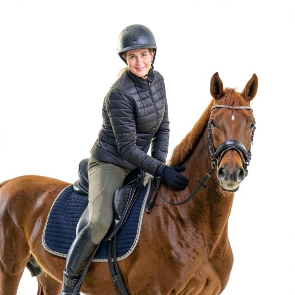 LAND Stella Equestrian Helmet Adult Black Rose Gold-2