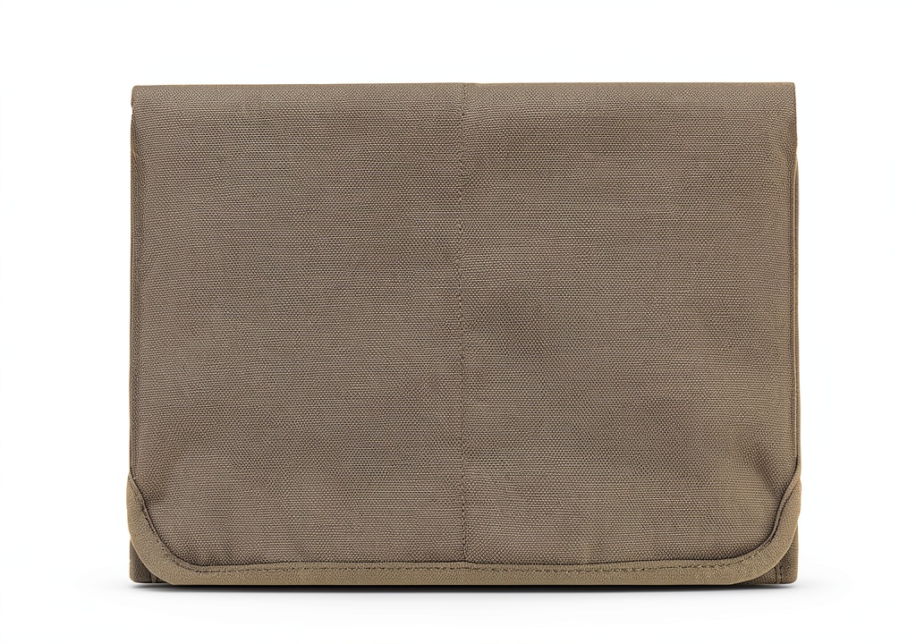 Mission Critical magnetic changing pad unfolded on a nursery changing table