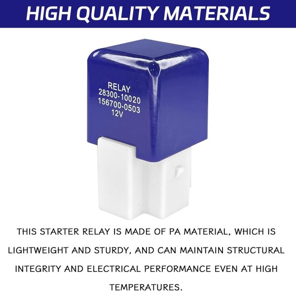 QQWD Starter Relay 12V 80A Plug In Purple-3