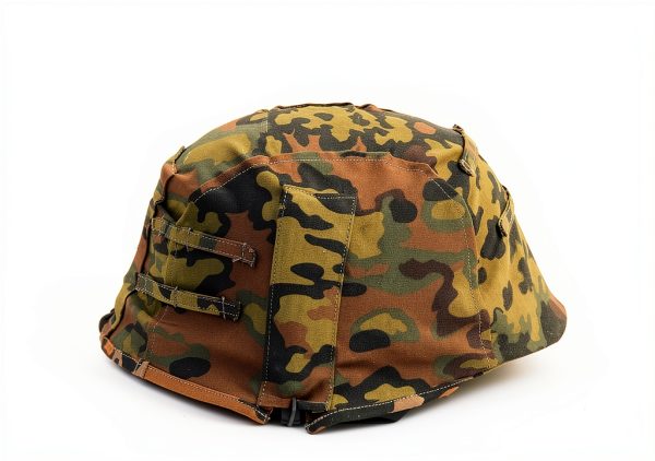 WWII German Helmet Cover CLAYHU Cotton Camouflage-7