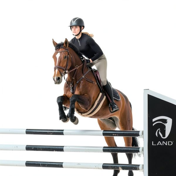 LAND Stella Equestrian Helmet Adult Black Rose Gold-1