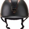 LAND Stella Equestrian Helmet Adult Black Rose Gold-5