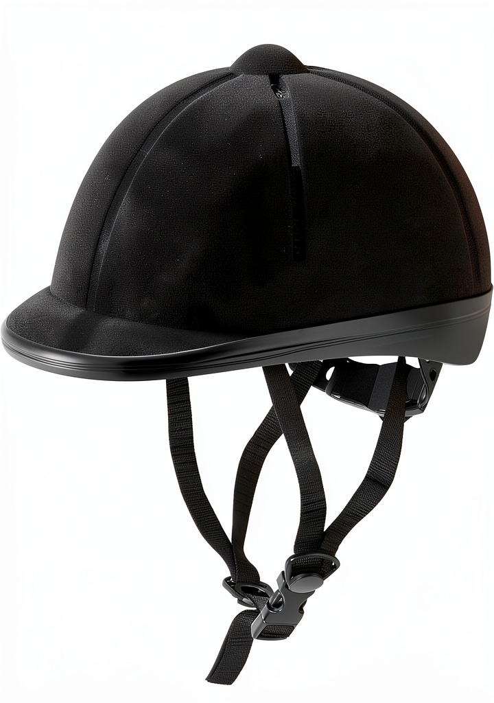 Child wearing Xiaozxwlhq riding helmet during a barn lesson