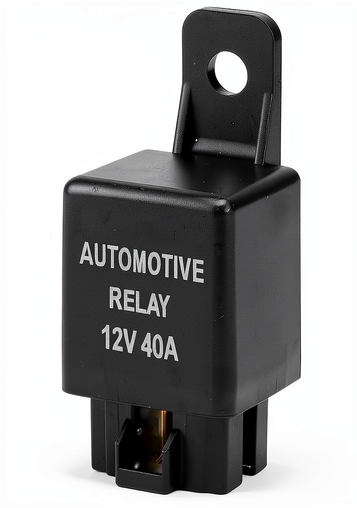 Installing Ferianl Automotive Relay 40A High Current on a wooden workbench
