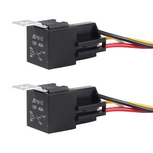 DIANN 4 Pin SPST Relay Harness Sockets-0