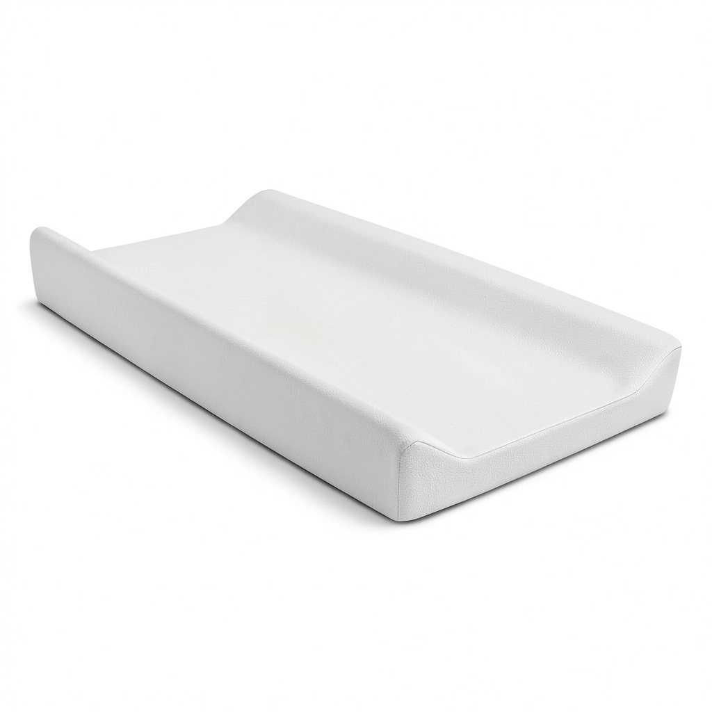 Baby changing pad with plush quilted cover
