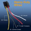 DIANN 4 Pin SPST Relay Harness Sockets-3