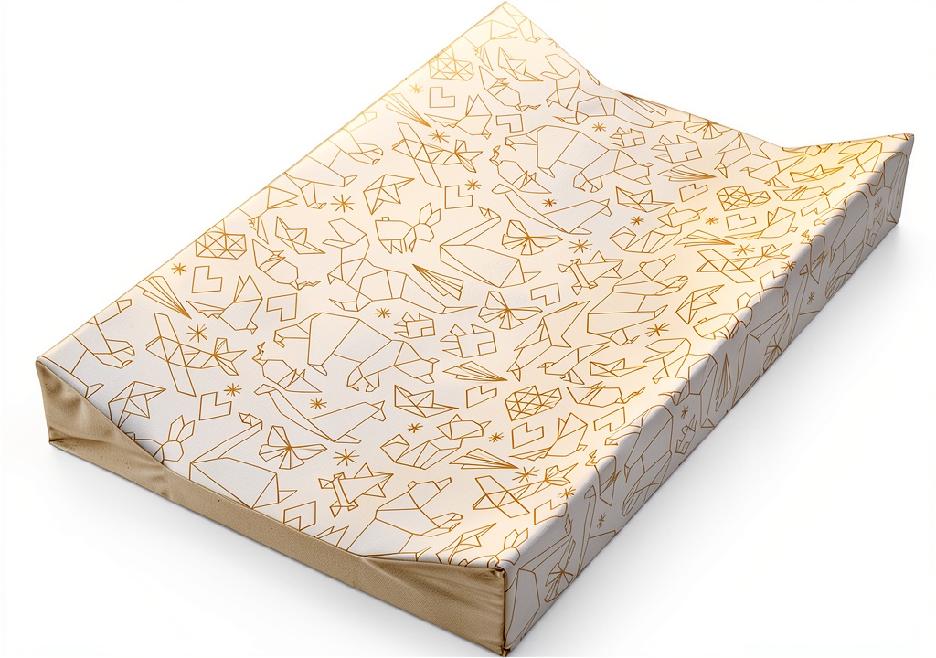 Pavo Changing Table Pad on a changing table