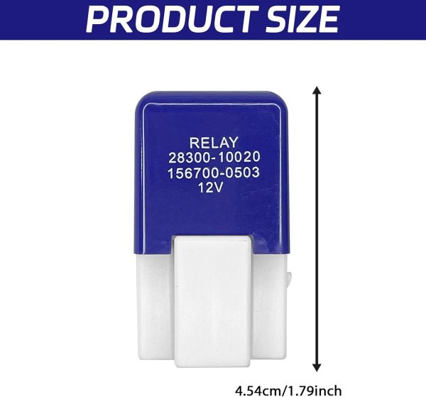 QQWD Starter Relay 12V 80A Plug In Purple-1