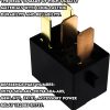 Hirificing Automotive Relay Coil 12VDC 35A-4