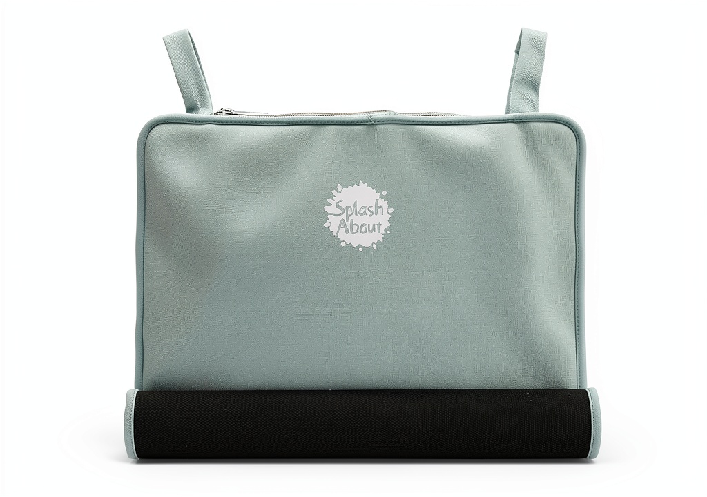 Baby changing mat on a changing table