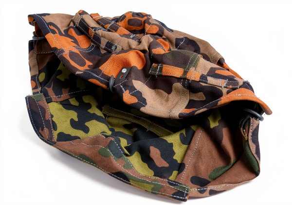 WWII German Helmet Cover CLAYHU Cotton Camouflage-5