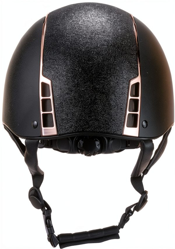 LAND Stella Equestrian Helmet Adult Black Rose Gold-6