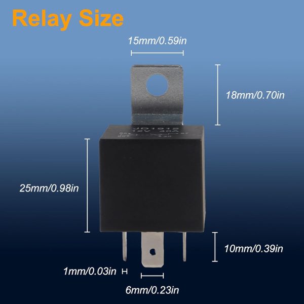 DIANN 4 Pin SPST Relay Harness Sockets-5
