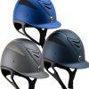 One K Equestrian Helmet Black Medium-1