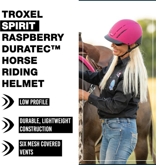Troxel Equestrian Helmet Polycarbonate Full Fit-1