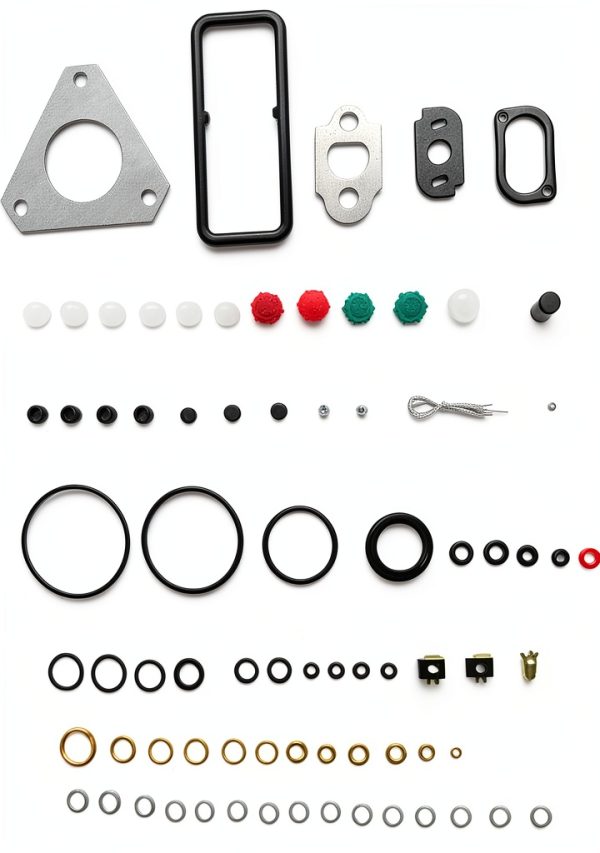 XinDieseltt 7135-110 Diesel Fuel Pump Gasket Rebuild Kit Cast Iron-0