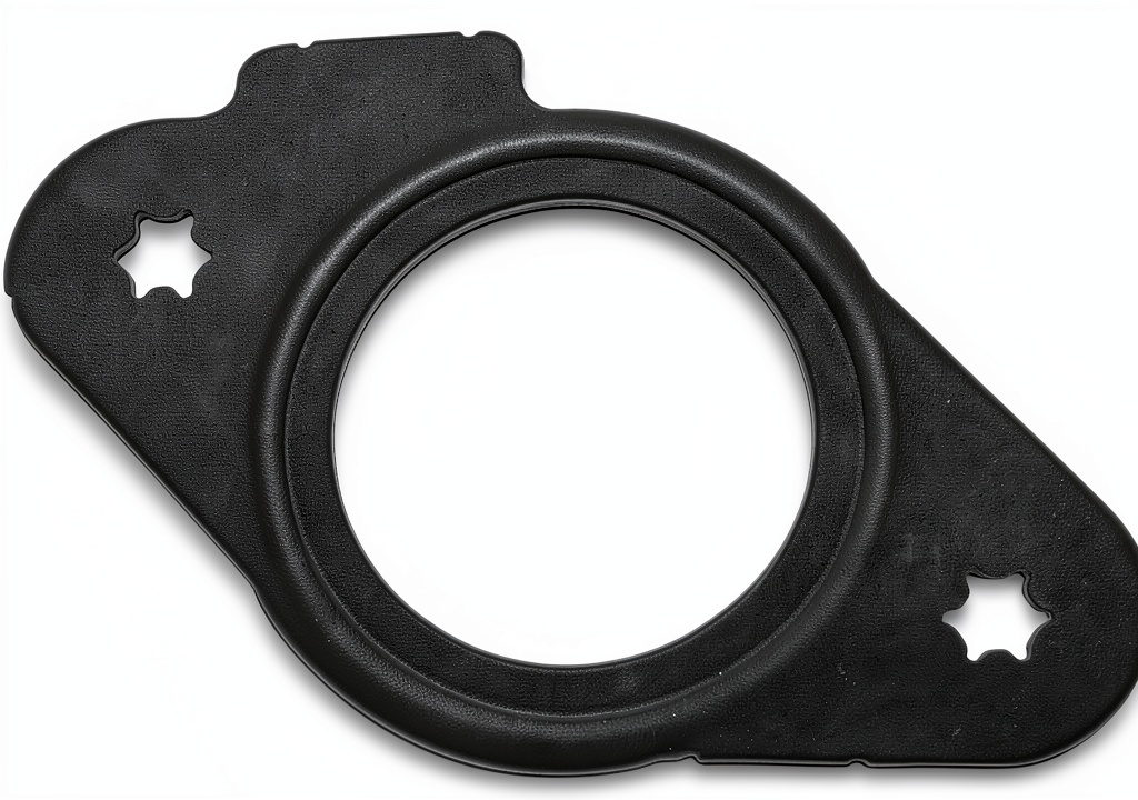 Installing KarParts360 fuel pump gasket on a diesel engine