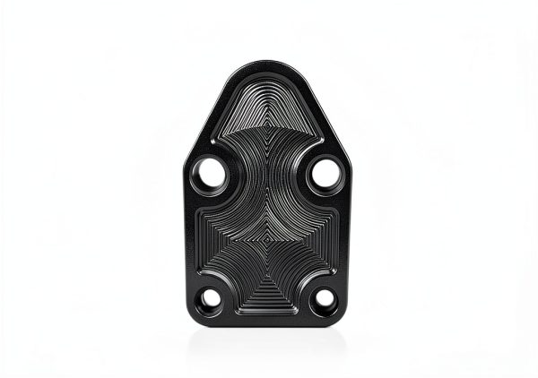 BIGLKNM Fuel Pump Mounting Plate Kit C092 Black Anodized 6061 Aluminum-3