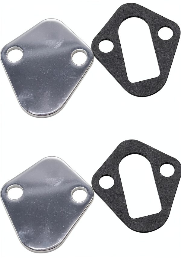 SHLPDFM Steel Fuel Pump Block-Off Gasket for Chevy 396-502 Engines-0