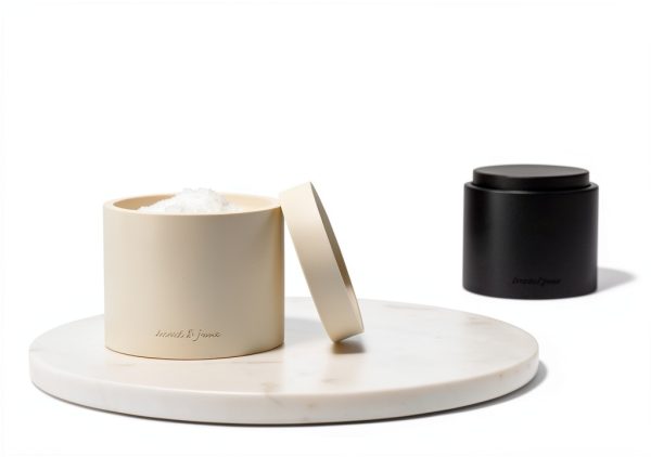 Stone Salt Cellar by scout & june Stackable Concrete 4" x 3.5"-3
